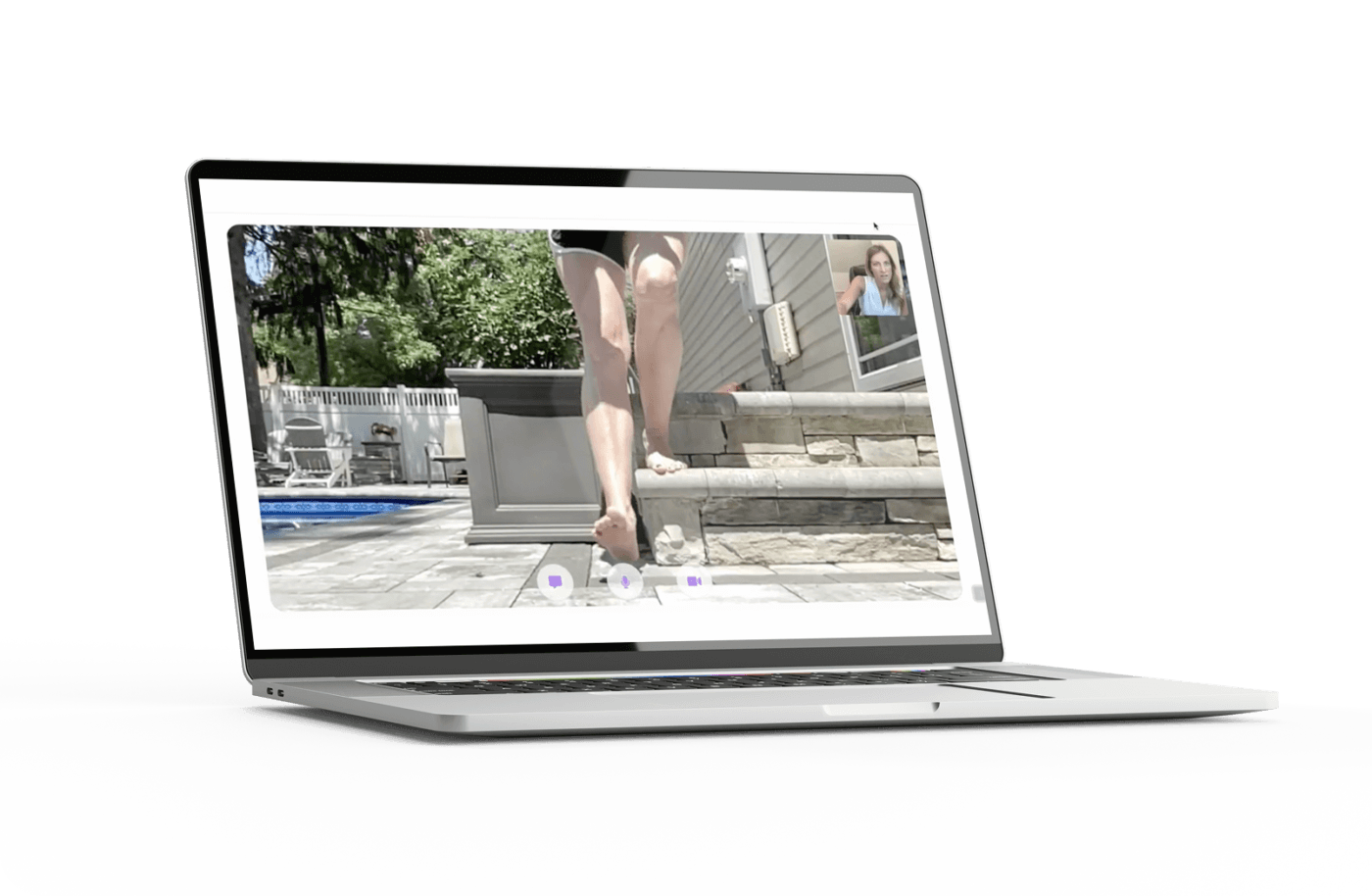 PT Exercises on Laptop